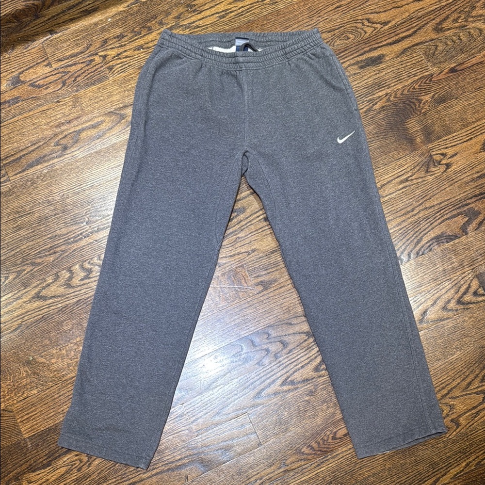 Men's Nike Heather Gray Sweatpants Large